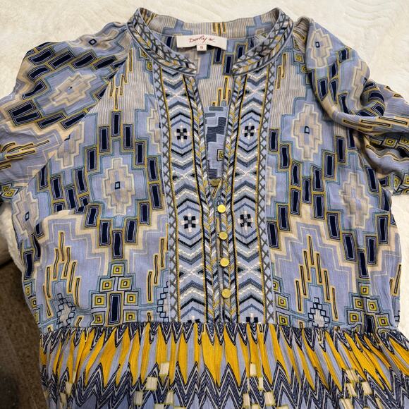 Rene Derhy Paisley Mini  Dress Size Small - Picture 10 of 10